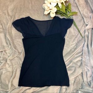 Express Top Sheer Blouse